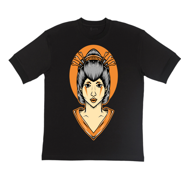 Japanese Women T-Shirt Design