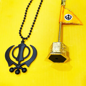 Khanda Car Hanging