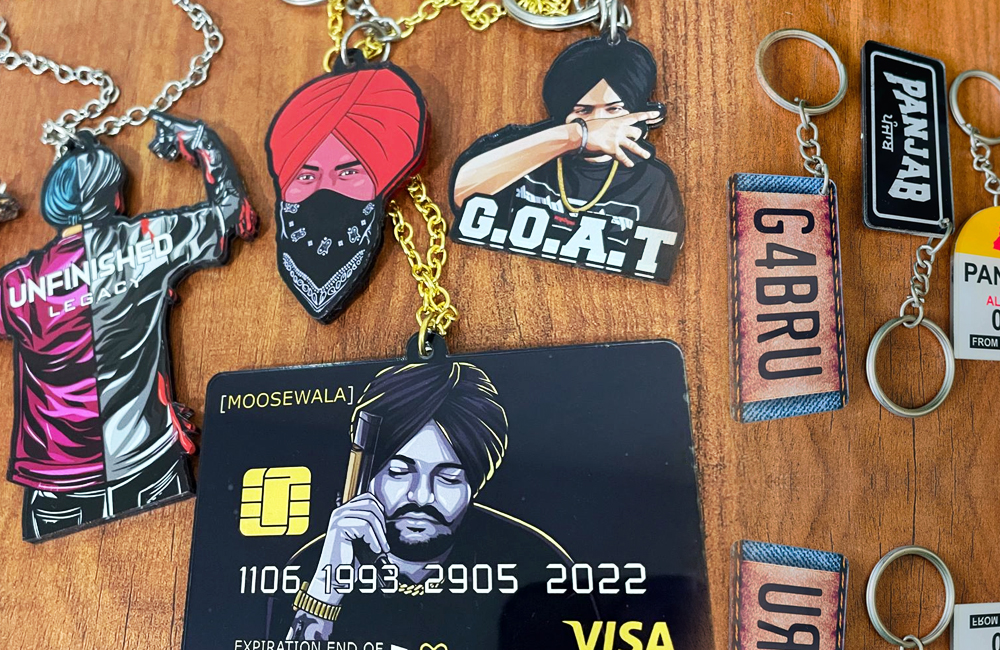 sidhu moosewala car hanging