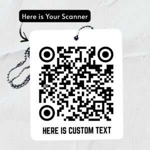 QR Code Car Hanging