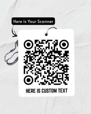 QR Code Car Hanging